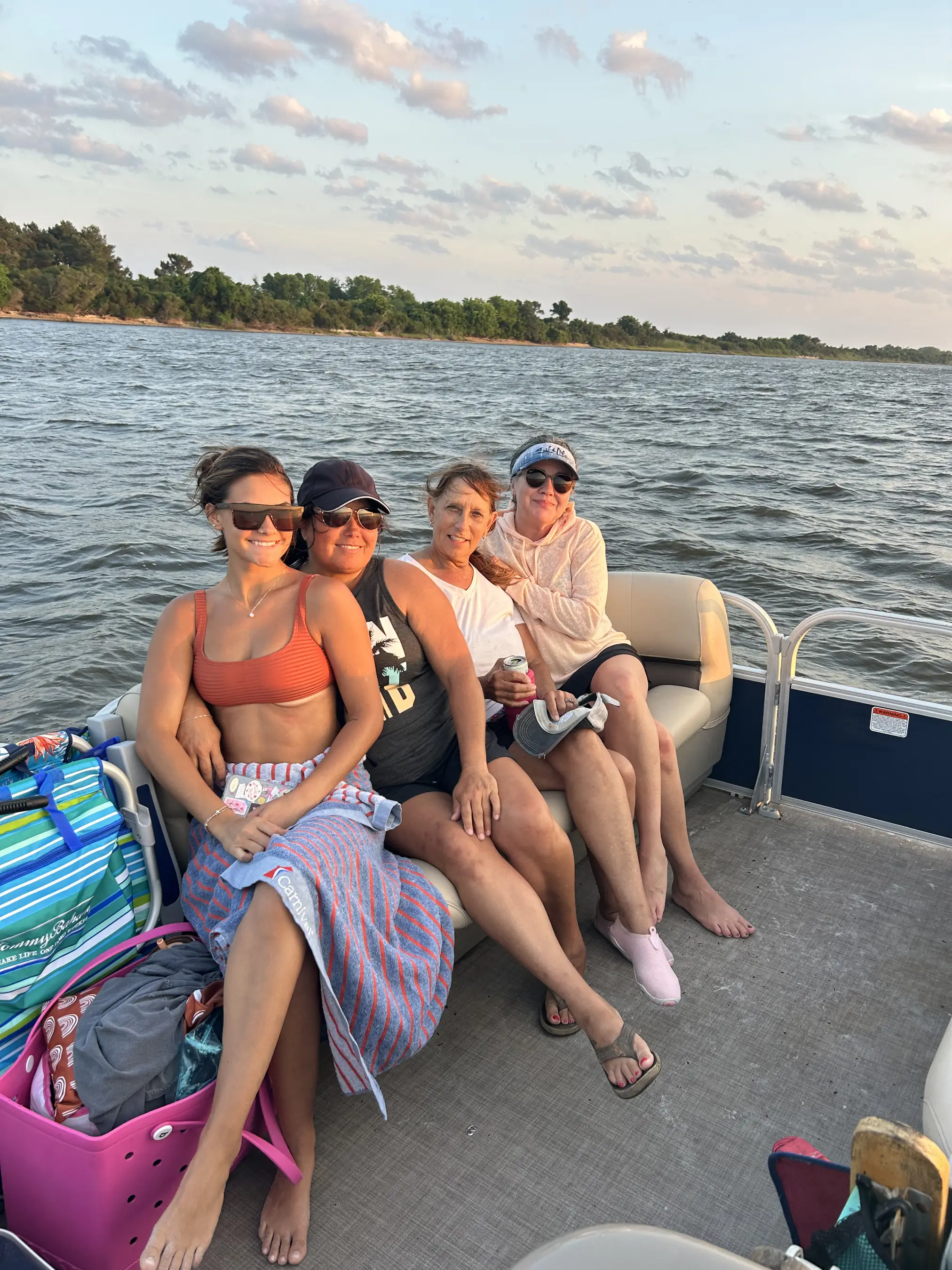 Friends relaxing on a boat1